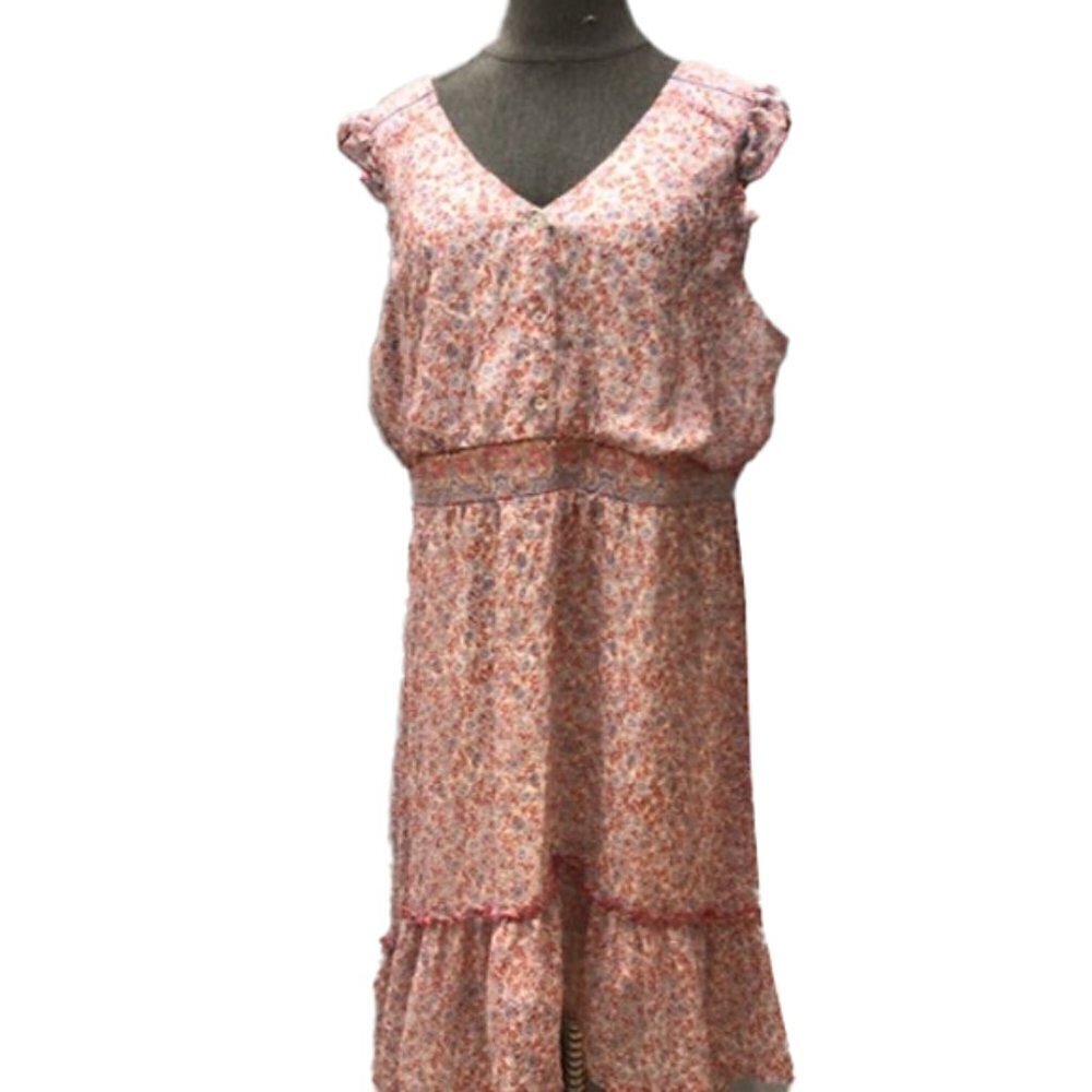 🆕 LUXOLOGY FLORAL PRINT DRESS size 0X